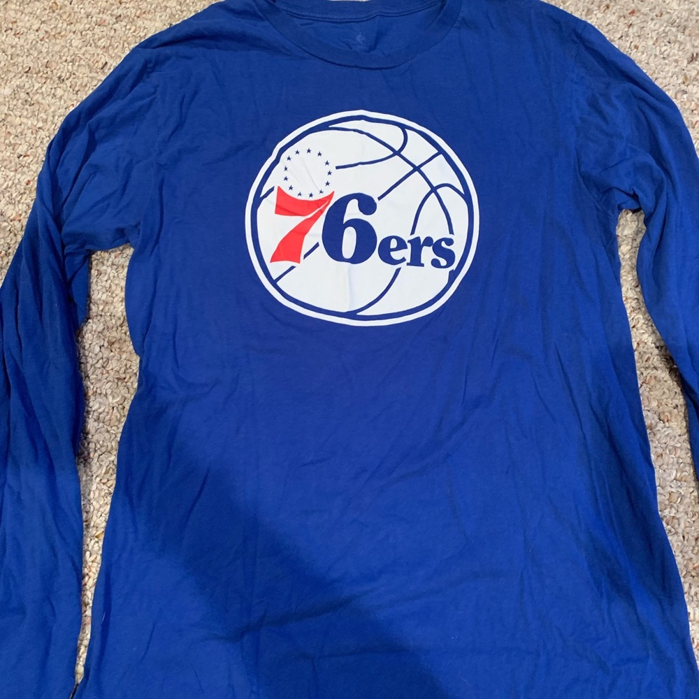 76ers long sleeve